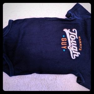 Mommy's tough guy onesie
